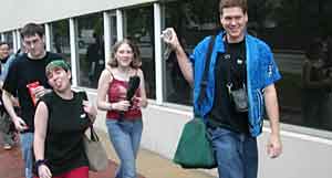 Rob taking photos of the gang